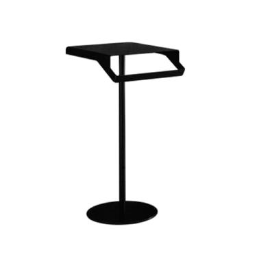 Imagem de porta-toalhas Toalheiro vertical para banheiro, rack de toalhas aço inoxidável sem perfuração, armazenamento lateral para banheira(Preto)