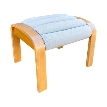 Imagem de Puff Olimpia Linho Cinza Base Natural R03 - D'rossi