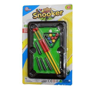 Imagem de Brinquedo Mini Sinuca Com Acessórios - Snooker