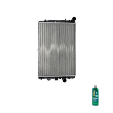 Imagem de Kit Radiador VW Gol MI 1.0 8/16V Com Ar 97 + Aditivo Radiador Radiex R1882 Verde