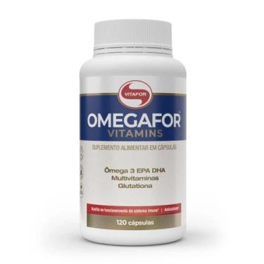 Imagem de Omegafor Vitamins Vitafor Ômega 3 EPA DHA com Vitaminas 120 cápsulas, 