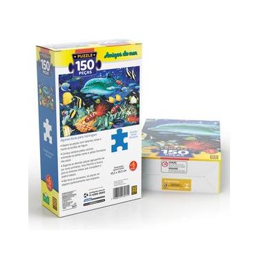 Imagem de Quebra-cabeça 150 peças Amigos do Mar