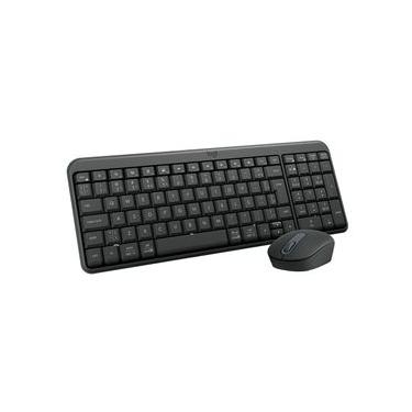 Imagem de Combo Teclado e Mouse Bluetooth MK250 Design Compacto Grafite - Logitech - 920-013516