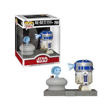 Imagem de Boneco Funko Pop! Deluxe Star Wars R2-D2 com Leia