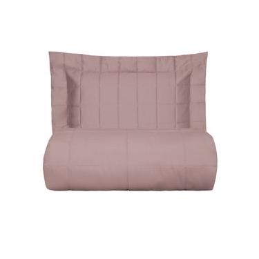 Imagem de Cobre Leito Satinee Square Inrose King 300 Fios - Kacyumara King