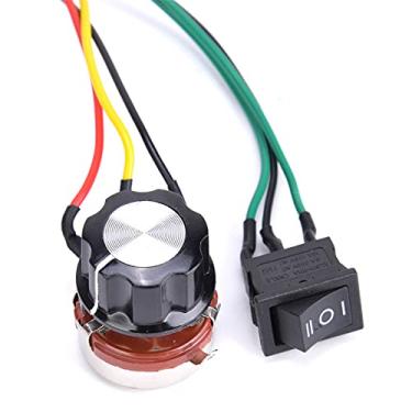 Imagem de YWBL-WH Controlador de Velocidade do Motor DC, 12V-60V 70A PWM Rotação Reversível Placa de Circuito Potenciômetro Controle de Velocidade Pequeno Aquecimento, Alto Momento de Força, Adequado para Uma