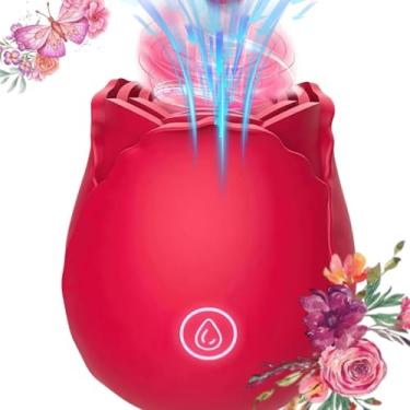 Imagem de 2026 Versão atualizada rosa ferramenta para adultos para mulheres - brinquedos rosa à prova d'água 10 velocidades em forma de rosas para jogos femininos de casais F-03