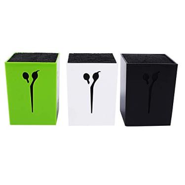 Imagem de Generic Grampos para Pentes de Barbeiro, Suporte para Tesoura, Ferramenta Segura para Uso Familiar Em Salão de Beleza, Verde 3,15" * 3,15" * 4,13" (Verde)