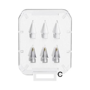 Imagem de Conjunto De Pontas De Substituição Para Apple Pencil 6 Peças Para 1ª E