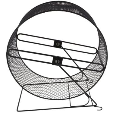 Imagem de Mikikit Roda de chinchila hamster roda de corrida ferro fitness chinchila tela de seda grande