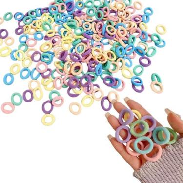 Imagem de 1000 Unidades Xuxinha De Cabelo Rabicó Cor Pastel Penteado Infantil - 