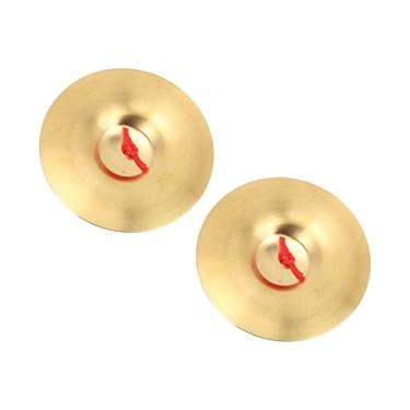 Imagem de Generic Crash Cymbal, Instrumento de Percussão Latão Amarelo Pratos Design Padrão para Aplicação Musical