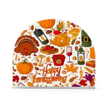 Imagem de Qilmy Porta-guardanapos acrílico padrão peru, suporte de guardanapo de coquetel de plástico transparente para mesas de restaurante de cozinha, 1 peça