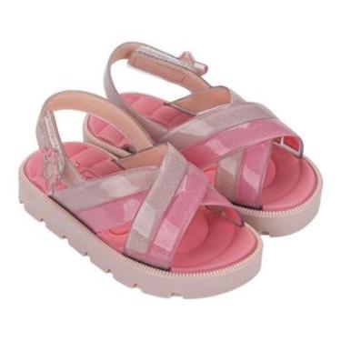 Imagem de Sandalia Infantil Zaxynina Rainbow Estrela Brilho 19267-Feminino