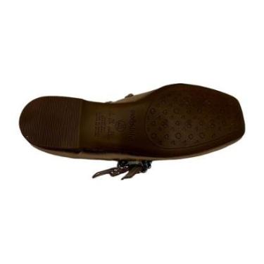 Imagem de Sapatilha Molekinha 2548.210 Bico Quadrado Laço Brilho Menina-Feminino