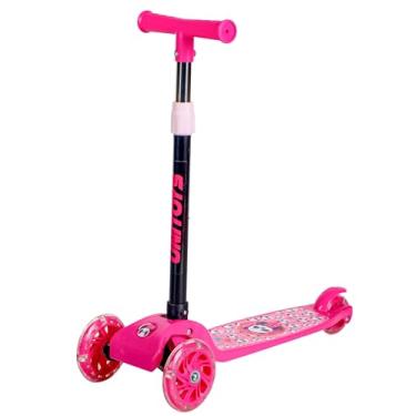Imagem de Patinete Ajustável Mega 3 Rodas com Luz LED Panda Rosa