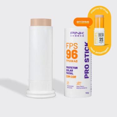 Imagem de Pink Cheeks Pro Stick FPS 96 FPUVA 43 Pro10 Protetor Solar Facial com 