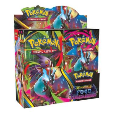 Imagem de Pokémon Box 36 Booster Fogo Fantasmagórico - Português
