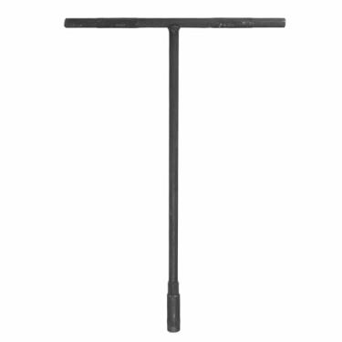 Imagem de HARFINGTON Soquete de chave em T 7 mm de aço de carbono métrico de 6 pontos com alcance longo para reparo de motocicletas e bicicletas, cinza, preto