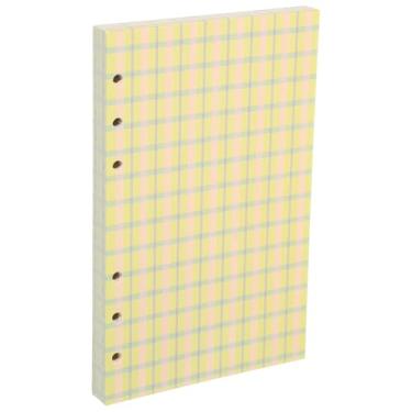 Imagem de PATIKIL A6 Papel de folha solta, 80 folhas de 17 x 10 cm, refil para fichário para 6 anéis, agenda, agenda, profissionais, amarelo