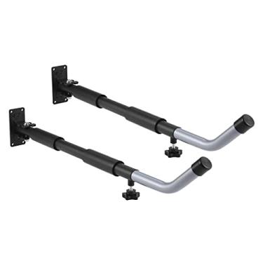 Imagem de 1 Par de Suporte Parede para Caixa Carga no Telhado do Carro SUP Paddle Board Liga Alumínio Resistente com Máxima 50kg 110lb