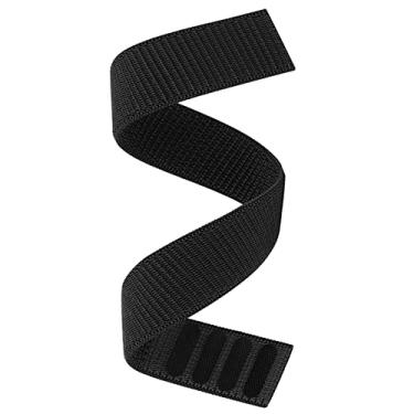 Imagem de SKXMOD 26 22mm Nylon Watchband para Garmin Fenix 6X 6X Pro Fenix 5X 3 3HR Descent MK1 Fenix 6 5 forerunner 935 945 S60 Wirstband Straps (Cor: Preto, Tamanho: Forerunner 935 945)