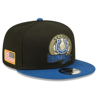 Imagem de BONÉ NEW ERA 950 INDIANOPOLIS COLTS SALUTE TO SERVICE NFP23BON088 PRETO AZUL-Masculino