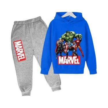 Imagem de Conjunto De Moletom Com Capuz Do Hulk Para Crianças, Suéter E Calças D