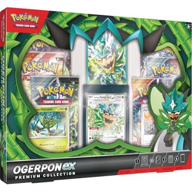 Imagem de Pokemon Ogerpon EX Premium Collection Jogo de cartas colecionáveis