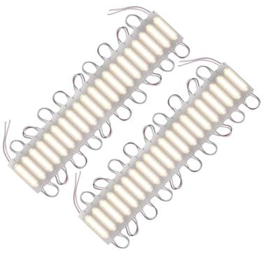Imagem de Juren Módulo LED COB de 40 unidades de 80 a 100 lm, cada módulo, luz decorativa à prova d'água para cartas, placas publicitárias com fita adesiva na parte traseira (aviso branco)