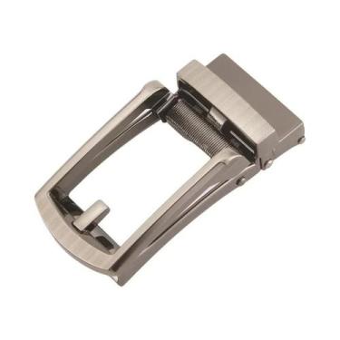 Imagem de Cinto Masculino De Couro Com Fivela Automática 3.5cm Autêntico Moderno