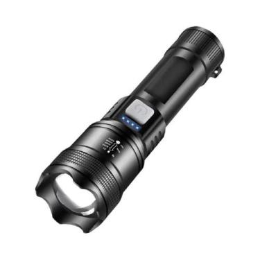 Imagem de Lanterna Tática LED Ultra Brilhante 5000LM Com Bateria Embutida P70, H