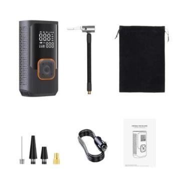 Imagem de Inflador De Pneus Elétrico Portátil 150PSI, Compressor De Ar Para Moto