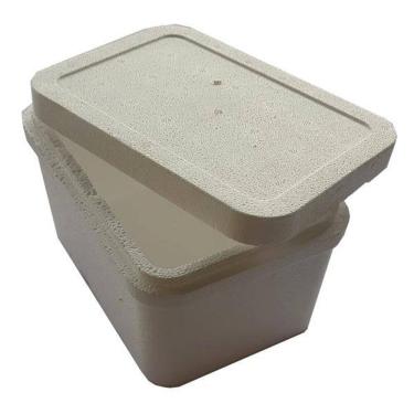 Imagem de Caixa De Isopor Térmica Para Sorvete, Medicamentos 2Kg