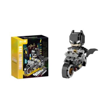 Imagem de Quebra-Cabeça 3D De Motocicleta Superman, Blocos De Construção Micro, 