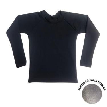 Imagem de Camiseta Manga Longa Térmica - Preta Lisa - Banho Maria, 10