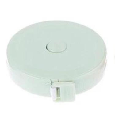 Imagem de Fita Métrica Retrátil - jescastore, Redondo, Verde claro