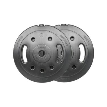 Imagem de 2x anilhas 1kg kenkorp treine em casa