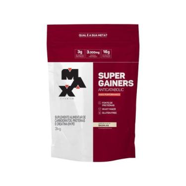 Imagem de Hipercalórico Max Titanium Sugar Gainers em Pó - 3kg Baunilha