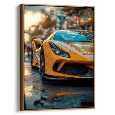 Imagem de Quadro Carro Lendário Nas Ruas ao Entardecer - Mioquadros, 90x60 cm, T