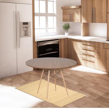 Imagem de Mesa Jantar Eames Eiffel 90cm Redonda Madeira Mdf Tx - Móveis La Bella