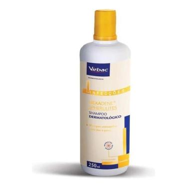 Imagem de Shampoo Hexadene Spherulites Antisséptico Cães E Gatos 250ml - Congrat