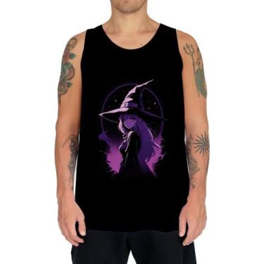 Imagem de Camiseta Regata Bruxa Halloween Púrpura Festa 7 - Kasubeck Store, Baby