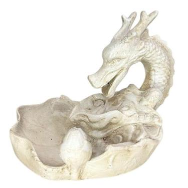 Imagem de Incensario Cascata Dragão Porta Incenso Em Resina 1 peça - LZ Decoraçõ