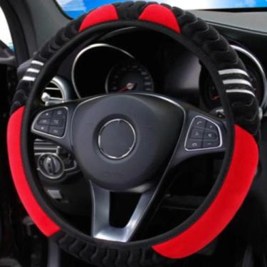 Imagem de Capa De Volante De Carro Antiderrapante De Pelúcia Para Mulheres, Aces