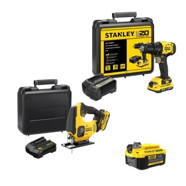 Imagem de Parafusadeira STANLEY + Serra Tico Tico + Ganhe Bateria 20V