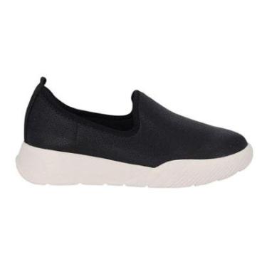 Imagem de Tênis Piccadilly Fascite Anabela Feminino - Preto 36-Feminino