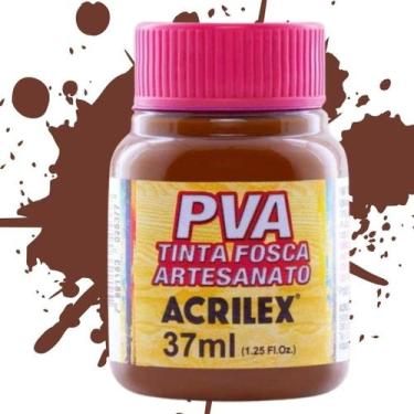 Imagem de Tinta Pva Fosca 37ml Cor 815 Castanho Claro Acrilex