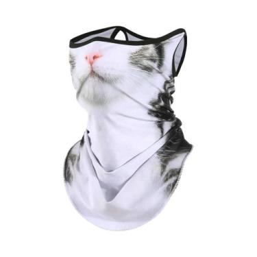Imagem de Cachecol Mágico 3D De Animais, Aquecedor De Pescoço Respirável, Máscar