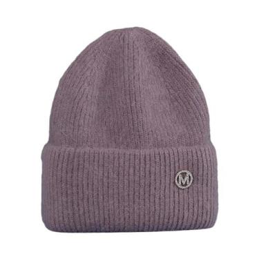 Imagem de Gorro Feminino De Inverno Em Pele De Coelho Genuína, Quente E Moderno,